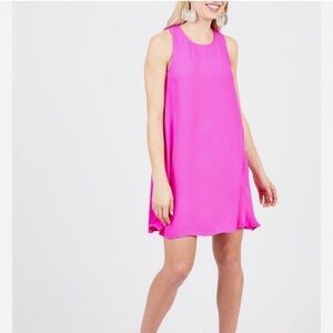 Amanda Uprichard Vibrant Pink Mini Dress